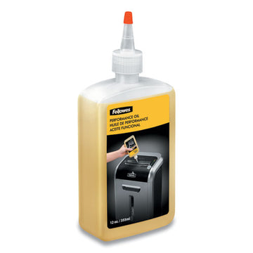 Fellowes® Powershred Performance Oil, 12 Oz Bottle With Extension Nozzle freeshipping - TVN Wholesale